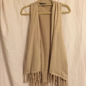 open fringe vest